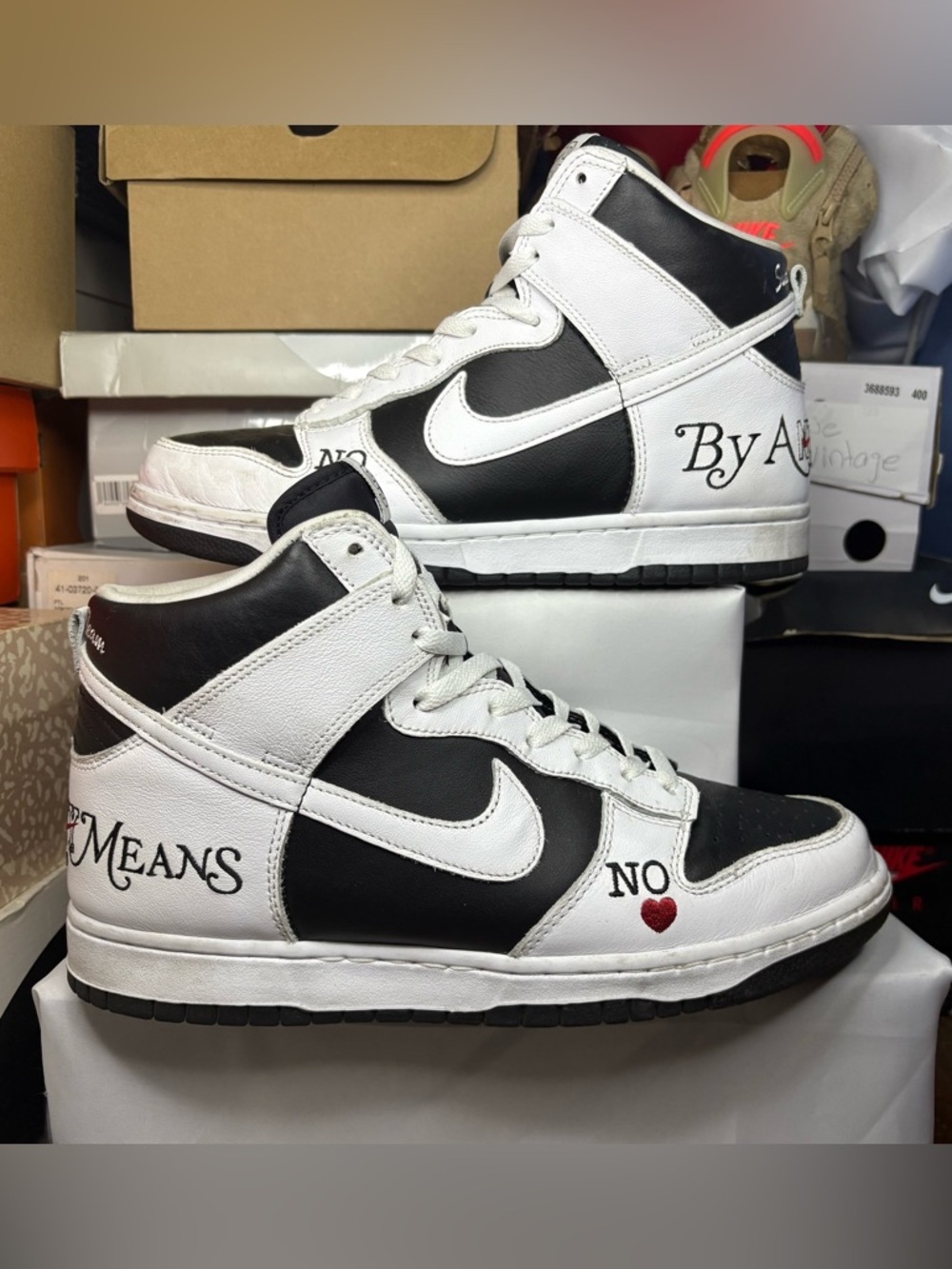 Size 10 - Supreme x Nike Dunk SB High By Any Means - Stormtrooper